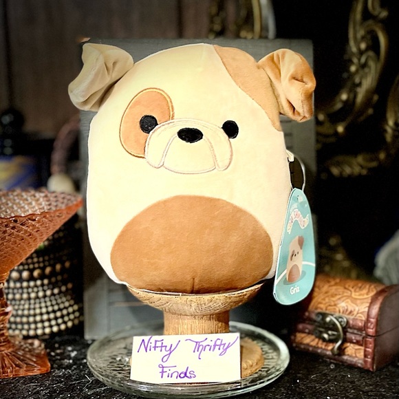 NWT Griz The Bulldog Squishmallow Stuffed Plush Collectible Toy - Picture 2 of 8